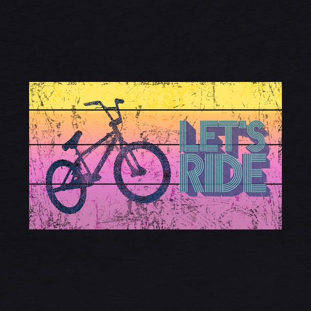 Let's Ride - BMX Vintage by MerlinArt